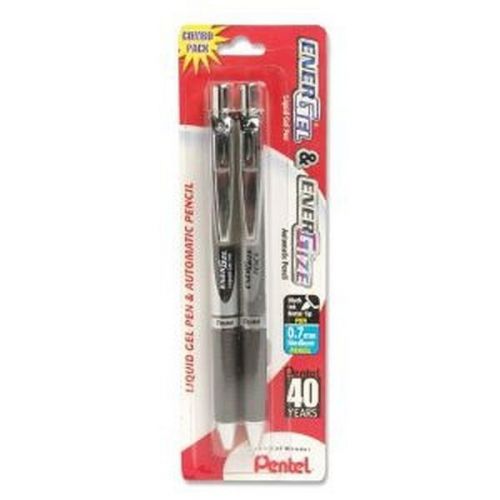 Pentel EnerGel Deluxe Liquid Gel Ink Medium Tip Two Pack