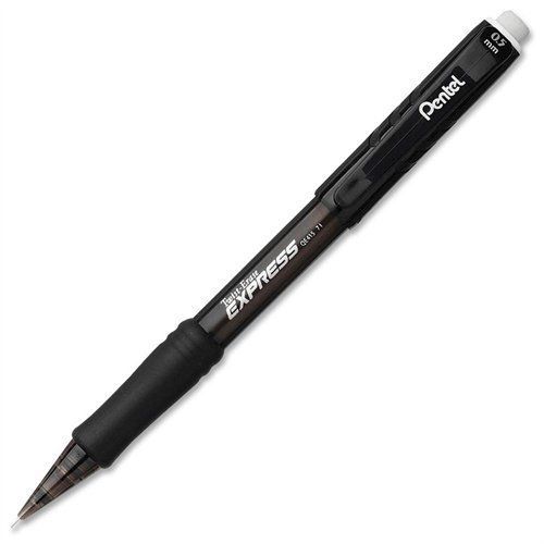 Pentel Twist-erase Express Automatic Pencil - 0.5 Mm Lead Size - Black (qe415a)