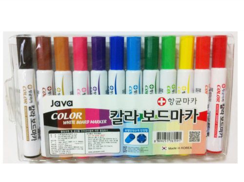 board markers non-toxic  White Board Dry-Erase Marker Pens 12 colors korea good