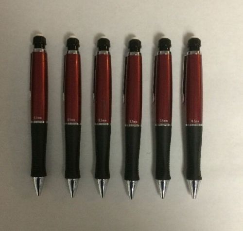 Paper Mate PhD Mechanical Pencils - 0.5mm - Scarlet Red - Pack of 6