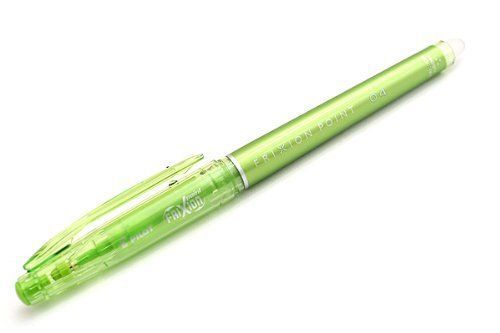 Pilot frixion point 04 gel ink pen - 0.4 mm - apple green for sale
