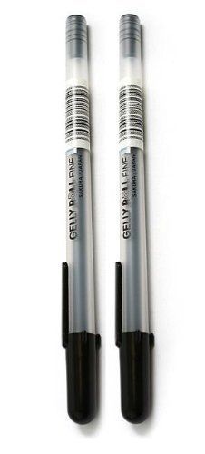 Sakura Of America Rollerball Pen - Fine Pen Point Type - Black Ink - (sak37321)