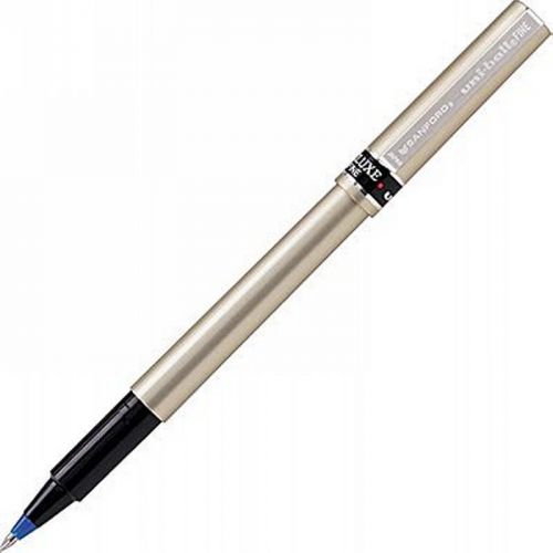 uni-ball® Deluxe™ Rollerball Pens, Fine Point, Blue, 12 Loose Pens