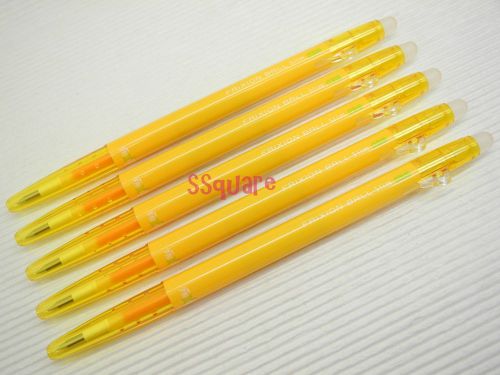 Pilot frixion ball slim 0.38mm erasable rollerball gel ink pen, honey yellow for sale