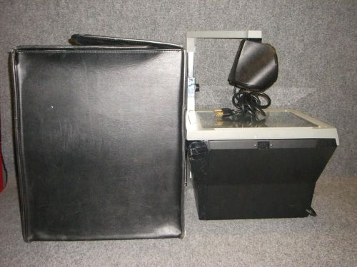 *VINTAGE* GAF Model 485 Overhead Projector w/Carrying Case *INCLUDES LAMP/BULB*