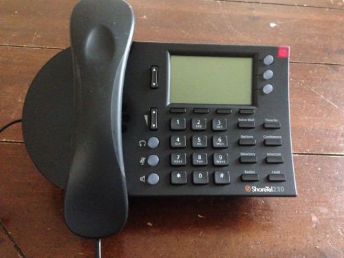ShoreTel IP 230 sev Business Phone IP230 Black VOIP