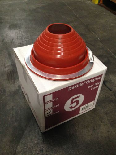 No 5 dektite silicone high temp pipe flashing boot for metal roofs for sale