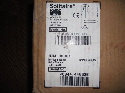 Kaba ilco elec. 710 lock, 7101021ul02-626, left or right  hand for sale