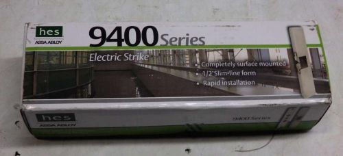 Hes 9400 slim-line surface mounted electric strike body 9400-12/24d-630 for sale