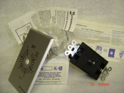 Intermatic model ff6a 6 hour spring wound time switch  spst 120-277v nib for sale
