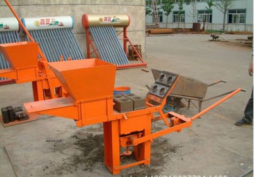 New qmr2-40 manual clay interlocking brick making machine shipped by sea for sale