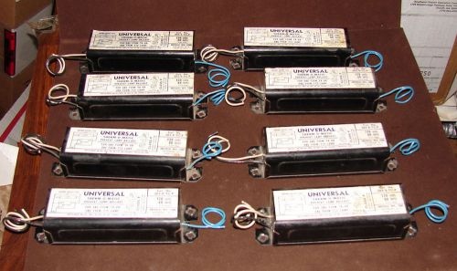 Ballast universal 202-b-tc-p , 120 volt, for one f30w or f40w, lot of 8 ballasts for sale