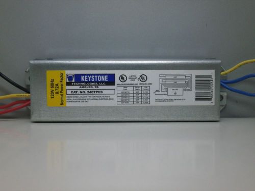 Keystone 240TPES Electronic Fluorescent Ballast (2) F40T12 F20T12 or F15T8 Lamps