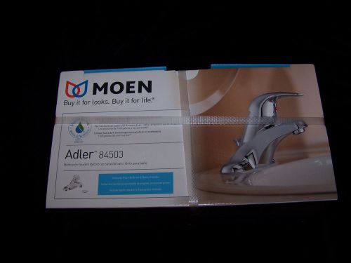 Moen lavatory with pu faucet 84503 for sale