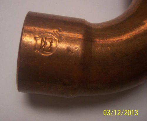 Mueller stream copper elbow  1 5/8 &#034; x 5&#034; street long radius w 02355 we-503l ftg x c for sale