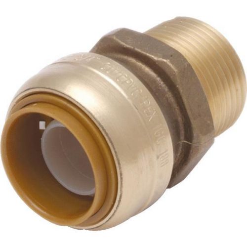 Sharkbite brass male adapter (push x male pipe)-1&#034; mip push adapter for sale