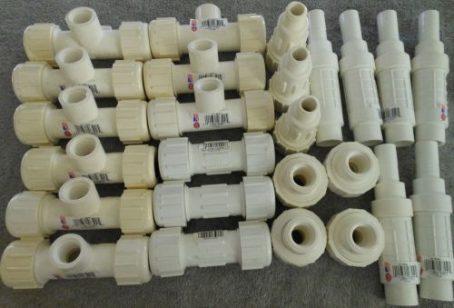 Contractor special! misc. lot of 1/2&#034; pvc pipe fittings for sale