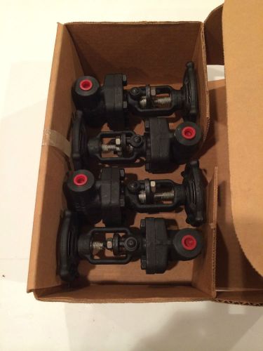 RP&amp;C Gate Valves Lot of 4 Part No. 591-011-01 Size 1/4&#034; NPT EF56D New in Box