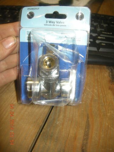 3 way valve ~ pp2902vlf ~ 1/2 x 3/8 x 1/4 lf water supply line valves for sale