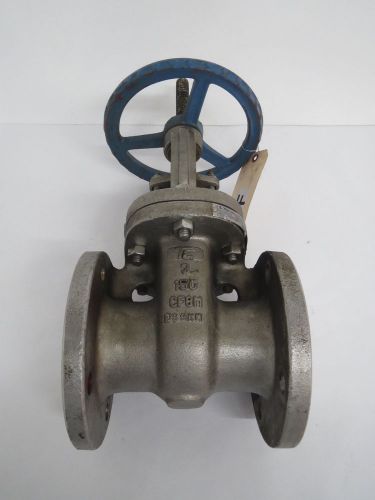 TRUELINE N136 HAND WHEELED 3 IN 150 STAINLESS FLANGED GATE VALVE B448362