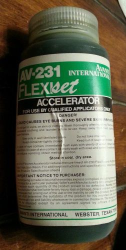 AVANTI INTERNATIONAL AV-231 FLEXISET ACCELERATOR EPOXY .5 PINT