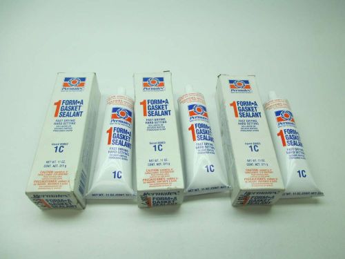 Lot 3 new permatex 80003 1c form a gasket sealant d394578 for sale