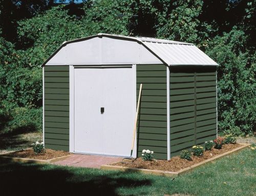 Arrow Sheds 10&#039; x 8&#039; Outdoor Yard Barn Storage Shed / Metal Storage Shed Kit