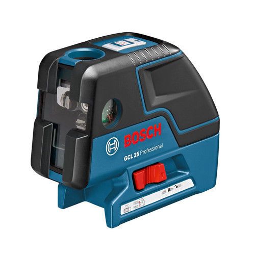 Bosch Self-Leveling 5-Point Alignment Laser with Cross-Line GCL25 NEW