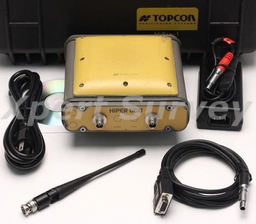 Topcon Hiper GGD L1 L2 GPS GLONASS RTK Base or Rover Receiver 430-450 Mhz