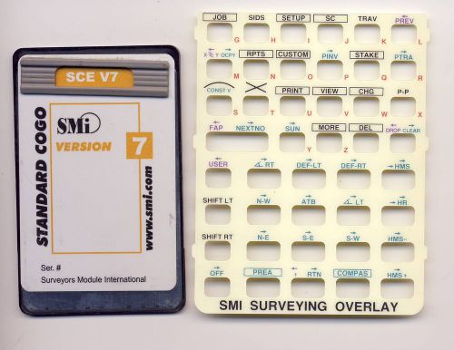 SMI SCE COGO Ver 7 Surveying Card for Hewlett Packard HP 48GX Calculator