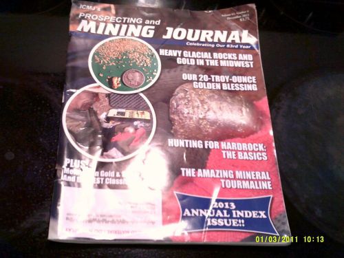 30 DIFFERENT  ISSUES CALIF. MINING JOURNAL,12  ISSUES GOLD PROSPECTORE MAG.