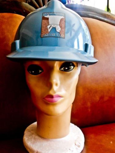Hoover Dam Hard Hat Tour powder blue Medium adjustable V-Guard collectible style