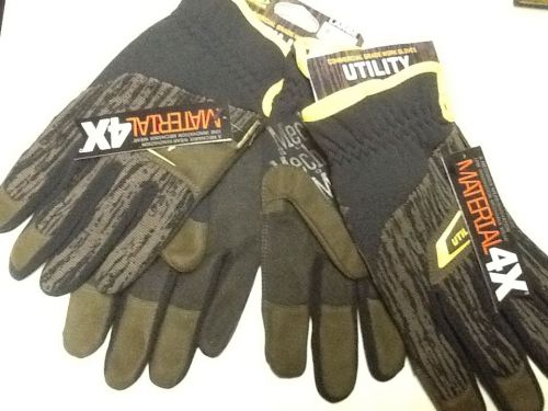 2 NEW PAIR MECHANIC GLOVES MEDIUM  SIZE 9 COMMERCIAL GRADE UTILITY WORK GLOVES