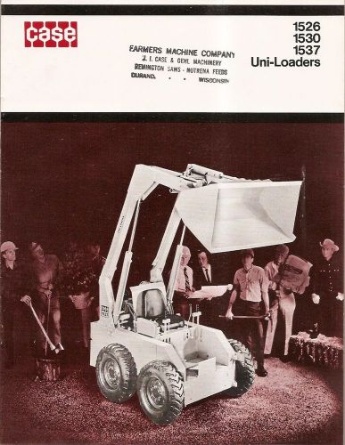 Equipment brochure - case - 1526 1530 1537 - uni-loader (e1628) for sale