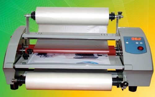 New Digital control 360mm Four Rollers Hot and cold roll laminating machine 220