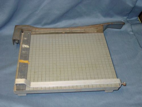 Vintage Milton Bradley Company Monarch 5212 Paper Cutter Paper Trimmer 12&#034;