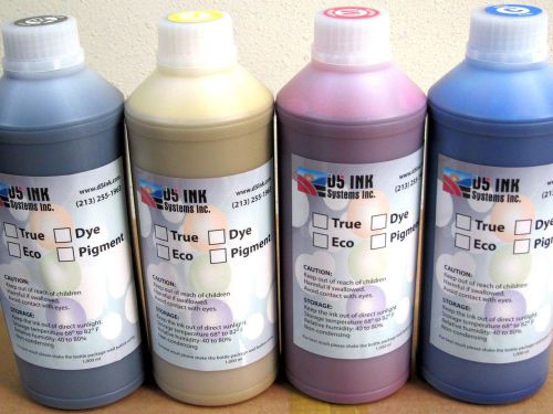 A set of Eco solvent compatible bulk ink for roland printers