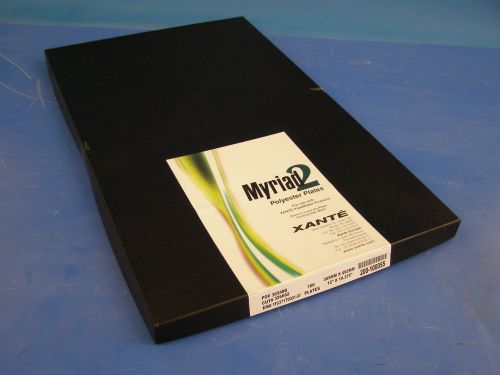 New in box xante myriad 2 polyester plates 12 x19.375 100 plates! for sale
