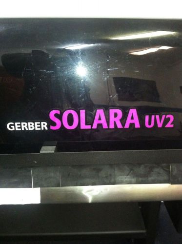 Gerber scientific solara uv2 color sign poster graphic printer for sale