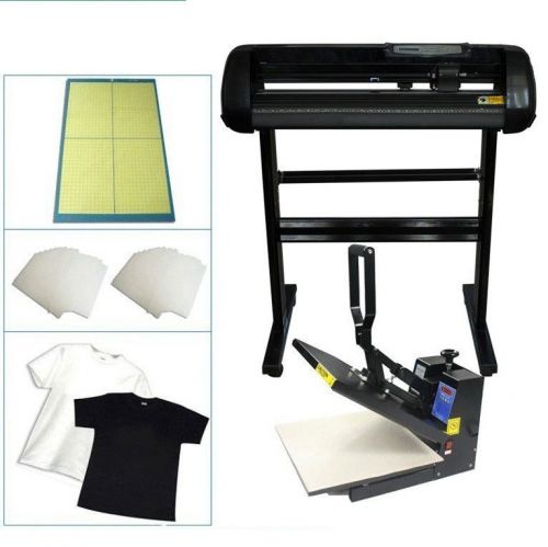 24&#034; cutter plotter 15x15 heat press t-shirt  inkjet transfer contour cutting kit for sale