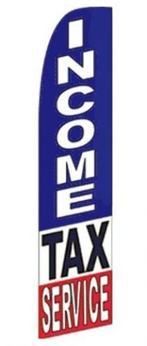 INCOME TAX SERVICE X-Large Swooper Flag - A-161