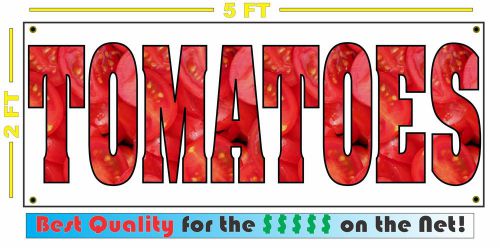 Tomatoes banner sign new 4 nursery lawn garden fruit tree stand bushel basket for sale
