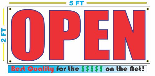 Open banner sign new larger size best quality for the $$$ 4 bar restaurant for sale