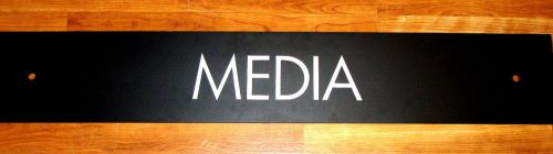 Media / classical store shelf display sign  3.5&#039; x 7&#034; x 1/4&#034;  hanging sign for sale