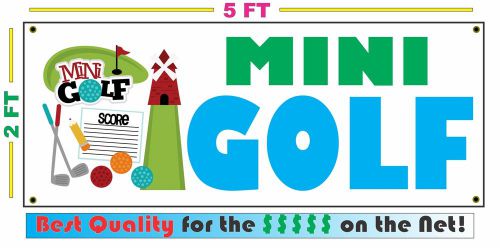 MINI GOLF Full Color Banner Sign NEW XXL Size Best Quality for the $$$$