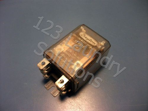 Relay milnor dayton 1a491e 120v 50/60hz 20a 28vcd used for sale