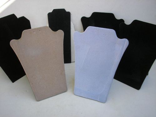 Felt-Covered Necklace Standing Display Boards (6)