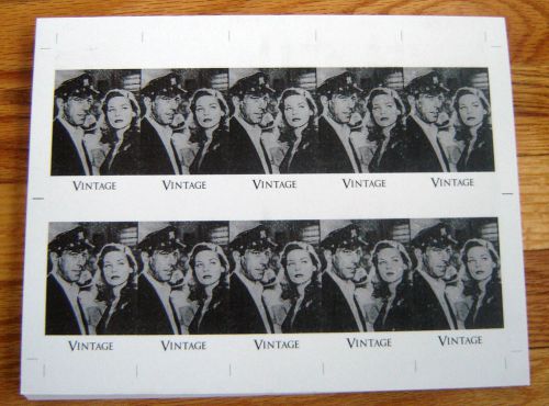 Pre-printed vintage fashion clothing price tags printed 10 up on 8 1/2x11 for sale