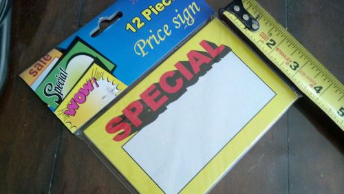 180 RETAIL STORE PRICE SIGNS: NEW! SPECIAL •• LOT OF 180
