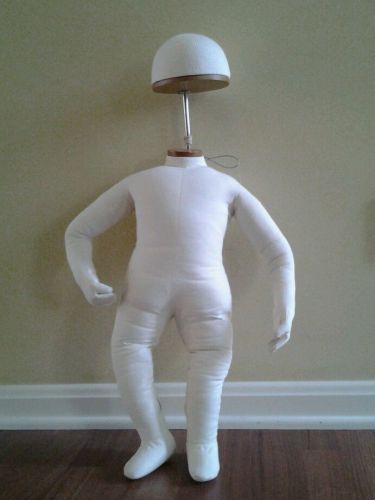 21&#034; poseable toddler mannequin w/removable head. commercial grade! for sale